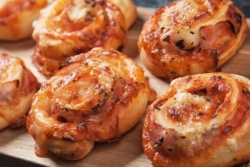 Small round pizza rolls